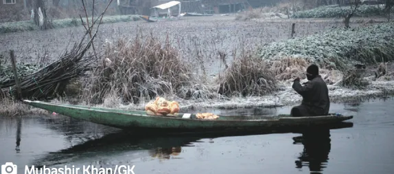 Biting cold grips Kashmir, mercury below freezing point in several areas