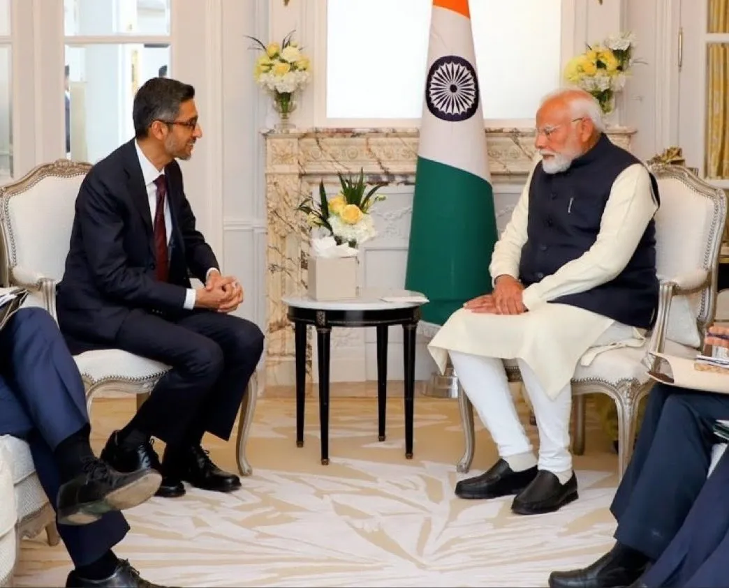 PM Modi meets Pichai in France, discusses 'India’s digital transformation’