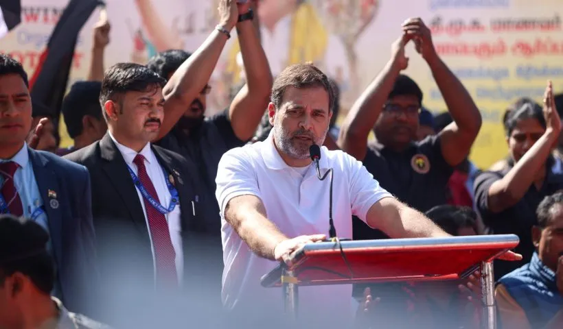 Govt members make statements, but opposition not allowed to speak, alleges Rahul Gandhi
