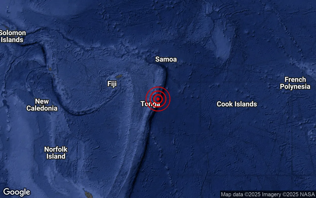 Where is tonga tsunami