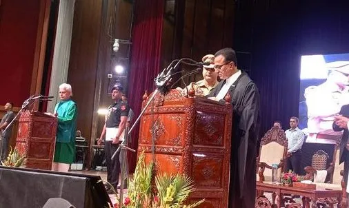 Justice Arun Palli takes oath as Chief Justice of J&K and Ladakh High Court