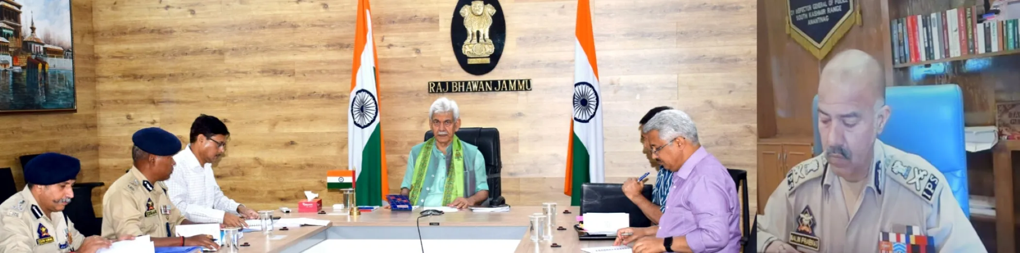 LG vows to destroy terror from neighborhood, enhance J&K security