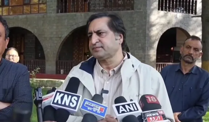 'Trying circumstances': Sajad Lone calls for a pause in political infighting