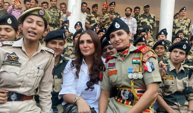 Huma Qureshi attends tourism event in Jammu, praises forces for Operation Sindoor