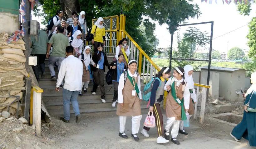 Schools in Kashmir reopen after summer break