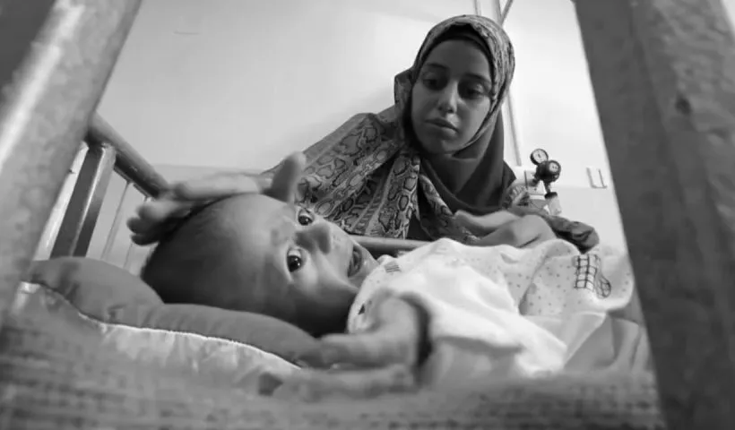 The latest child to starve to death in Gaza weighed less than when she was born