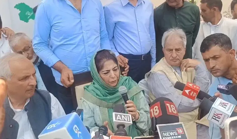 Security of people during Amarnath Yatra is Kashmir's responsibility, says Mehbooba Mufti