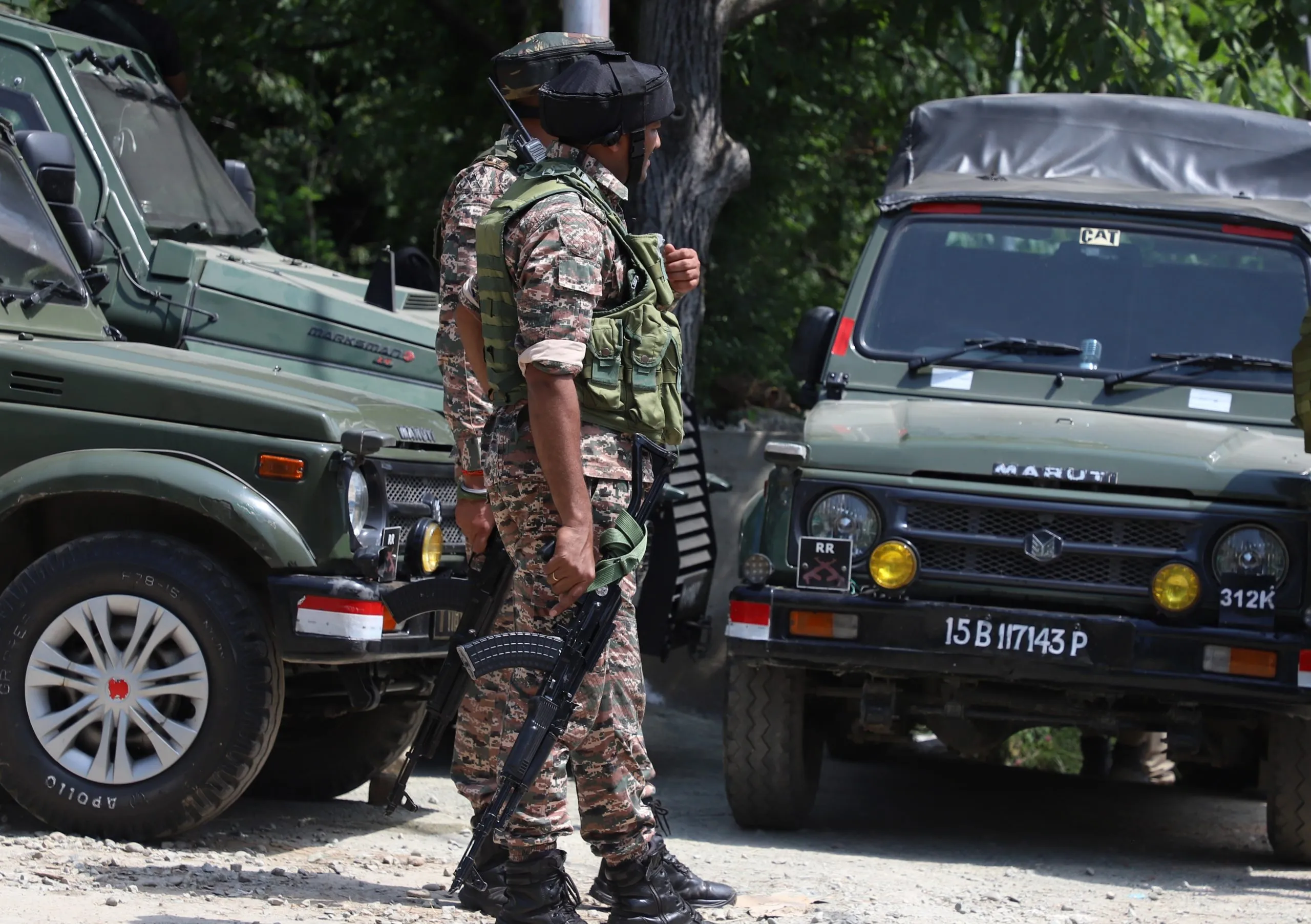 Security forces hunt for terrorists holed up in Udhampur village