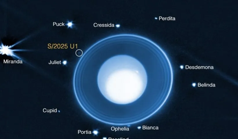 NASA's Webb telescope discovers new moon orbiting Uranus