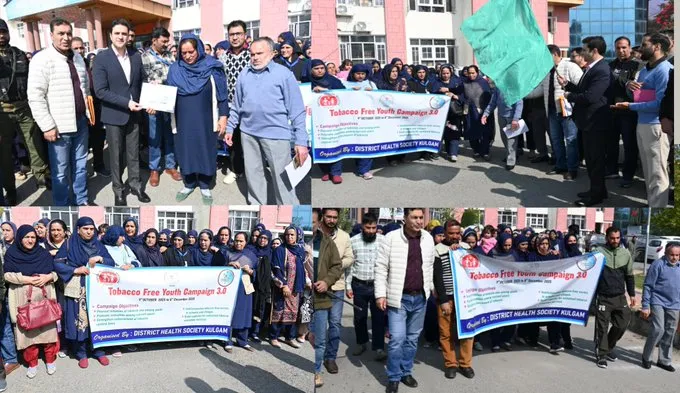 Rally organised in Kulgam to promote healthy living