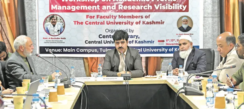 CUK’s central library holds workshop on ‘Academic profile management, research visibility’