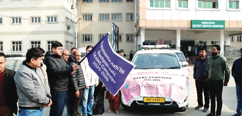 DC Ganderbal inaugurates SAANS campaign to protect children from Pneumonia – Greater Kashmir