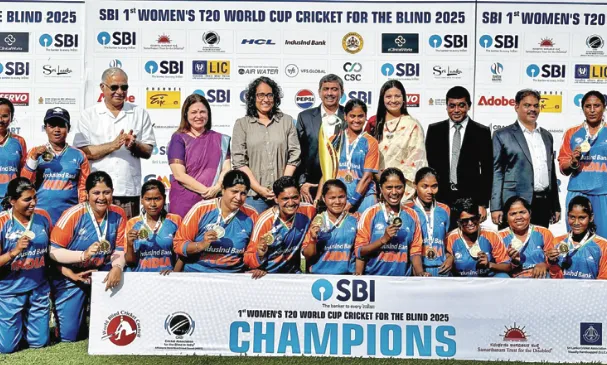 PM Modi lauds Team India  for  historic Women’s Blind T20 World Cup win