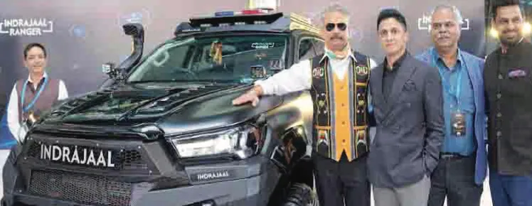 Indrajaal unveils India’s first anti-drone patrol vehicle to strengthen border security