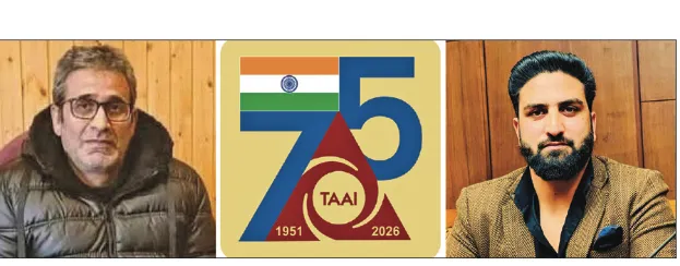 TAAI J&K Chapter welcomes Syed Qamar Sajad as Director Tourism