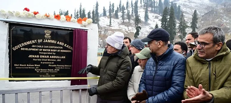 CM Omar Abdullah throws open Asia’s longest ski drag lift in Gulmarg