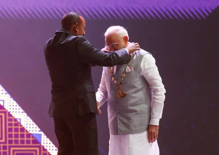 PM Modi conferred Ethiopia’s highest award during his first bilateral visit