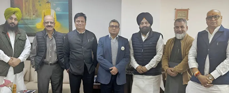 Political analyst Javed Iqbal Shah meets Union Secretary Minority Affairs