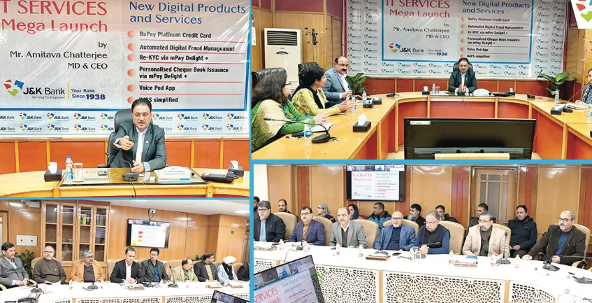Focused on customer convenience, J&K Bank rolls out suite of new digital products, services