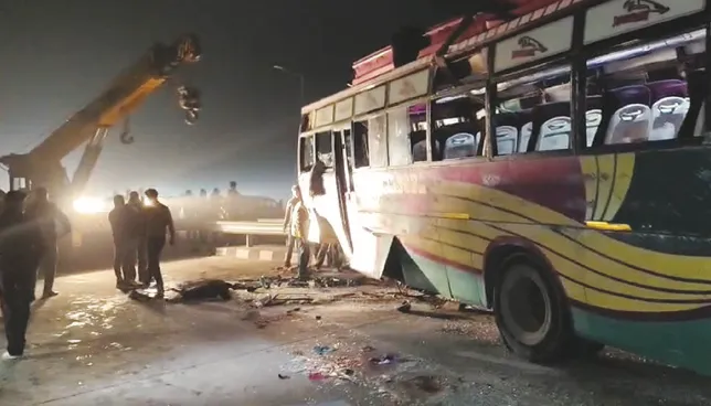 15 injured in Jammu school bus accident