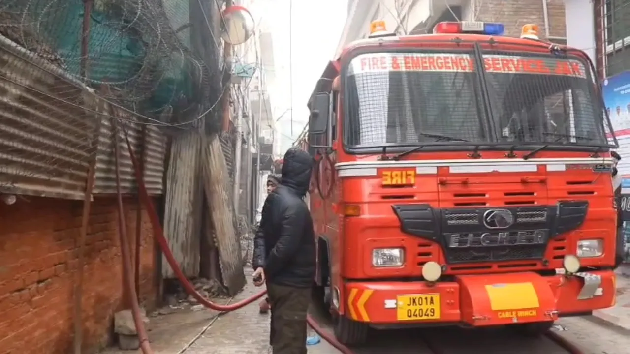 Fire breaks out at CRPF camp in Karan Nagar