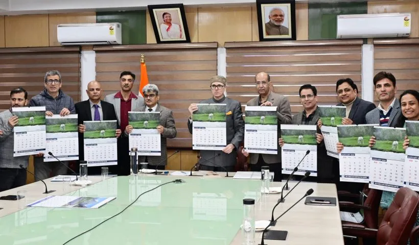 CM Omar Abdullah unveils 2026 tourism, JKCCC calendars; launches Tourism Kashmir Website, skiing courses