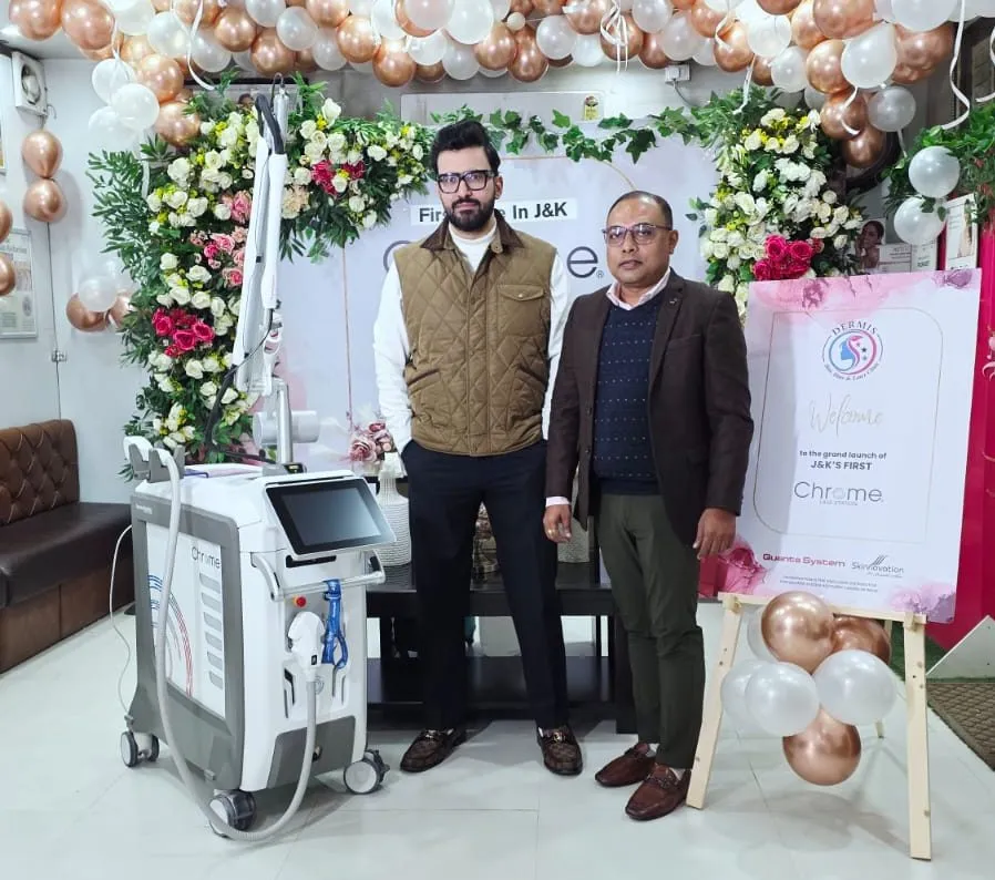 ‘First-of-its-kind’ CHROME Skin LASER by Italy’s QUNATA launched at DERMIS clinic
