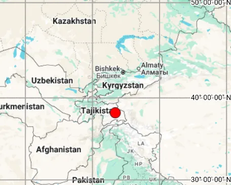 Earthquake hits Tajikistan, tremors felt in Kashmir