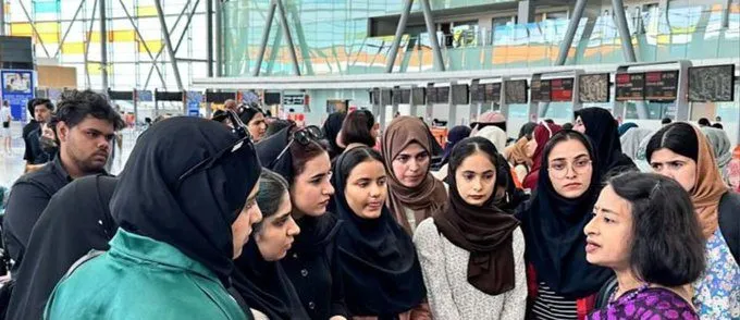 1st batch of Kashmiri student from Iran to arrive today