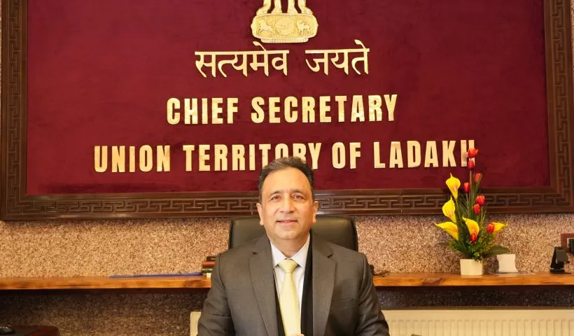 Ashish Kundra assumes charge as Chief Secretary of UT Ladakh