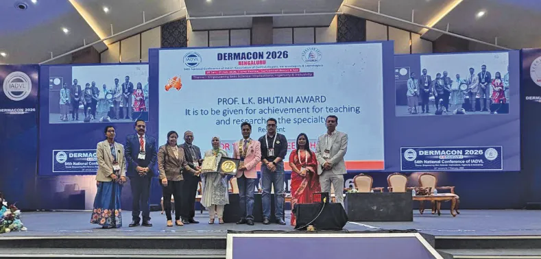 Dr Yasmeen Jabeen conferred Prof L K Bhutani Award for Excellence in Teaching and Research