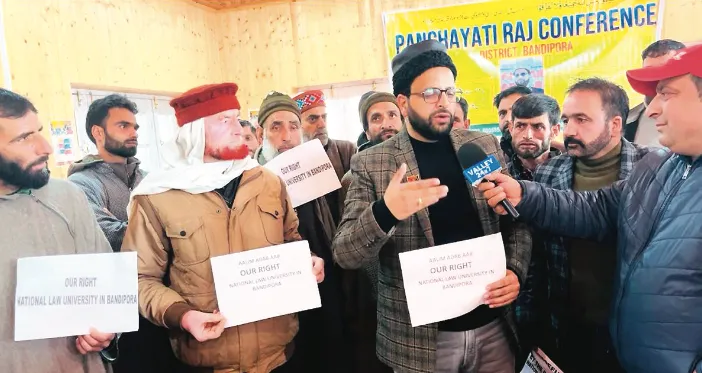Clamour grows in Bandipora for National Law University