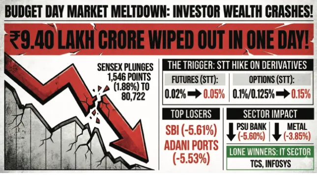 Investors become poorer by Rs 9.40 lakh cr as stock markets face heavy selling pressure