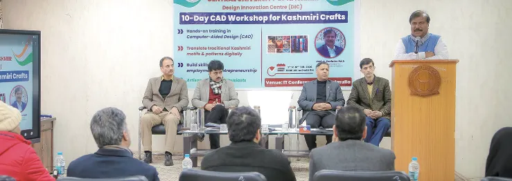 CUK kickstarts workshop on computer-aided design for Kashmiri crafts
