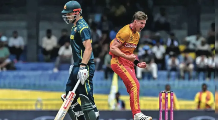 Zimbabwe upset Australia by 23 runs in T20 World Cup clash
