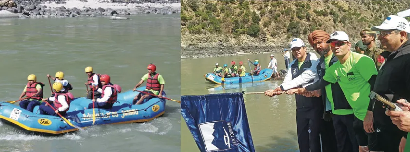 DC flags off National Rafting Championship in Doda