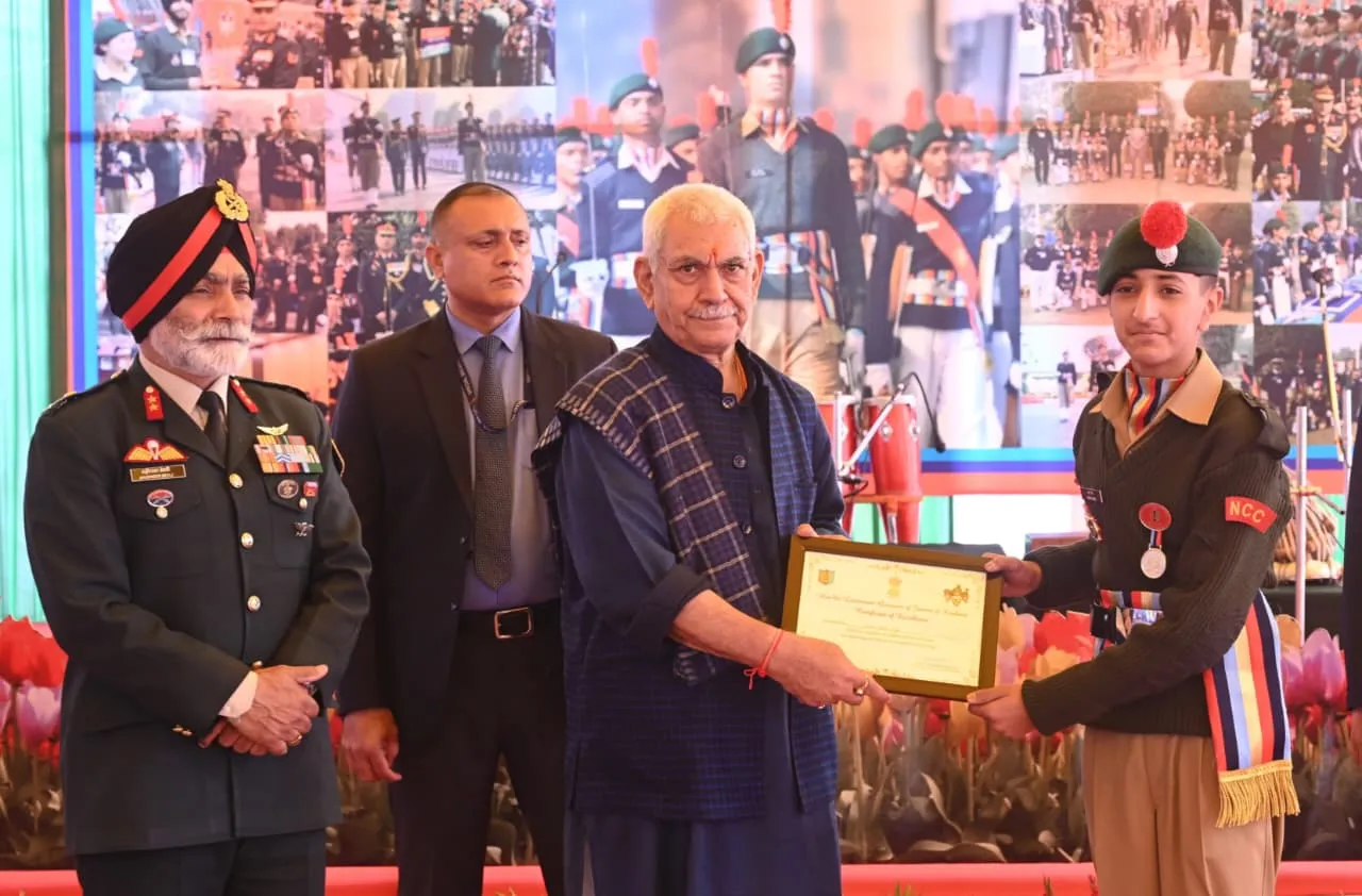 LG Sinha lauds NCC’s contribution in nurturing youth, building developed society and nation