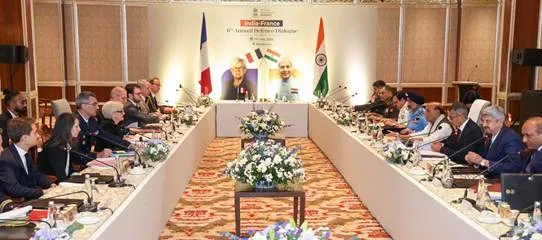 Defence Minister Rajnath, his French counterpart co-chair 6th annual Defence Dialogue in Bengaluru
