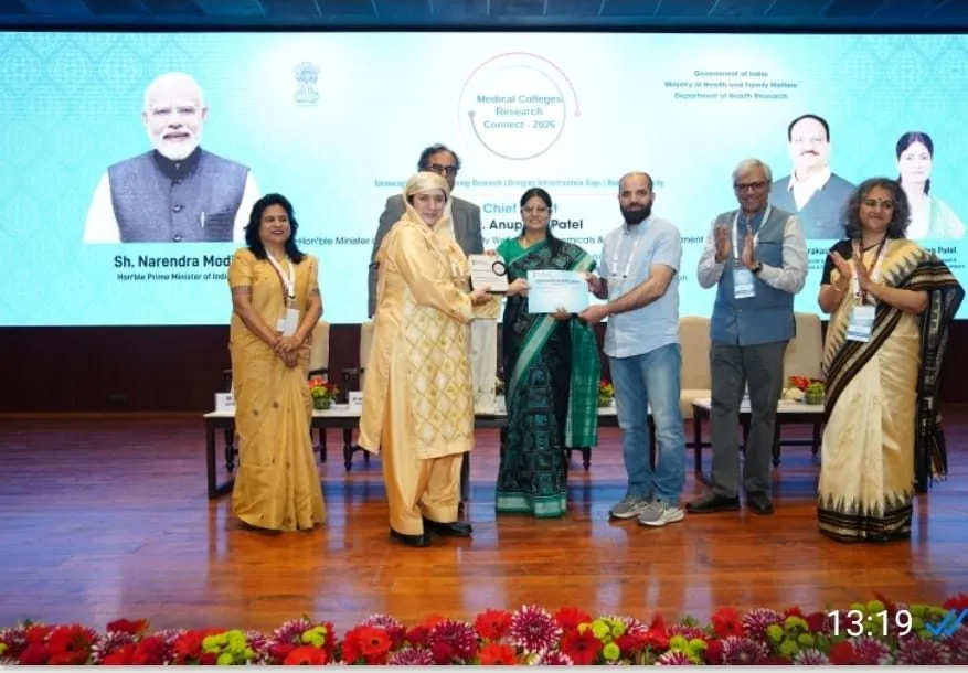 GMC Srinagar bags top honour at Medical Colleges Research Connect–2026