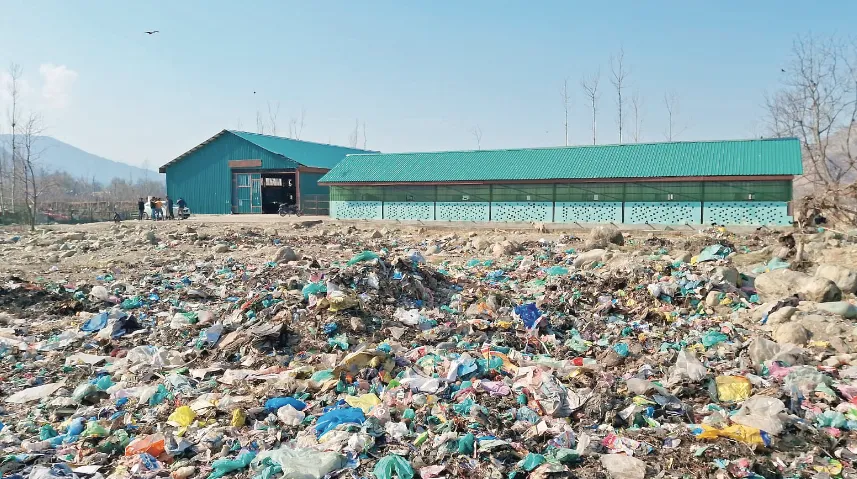 Neglected Solid Waste Management Plant turns Verinag tourist hub into a garbage dump