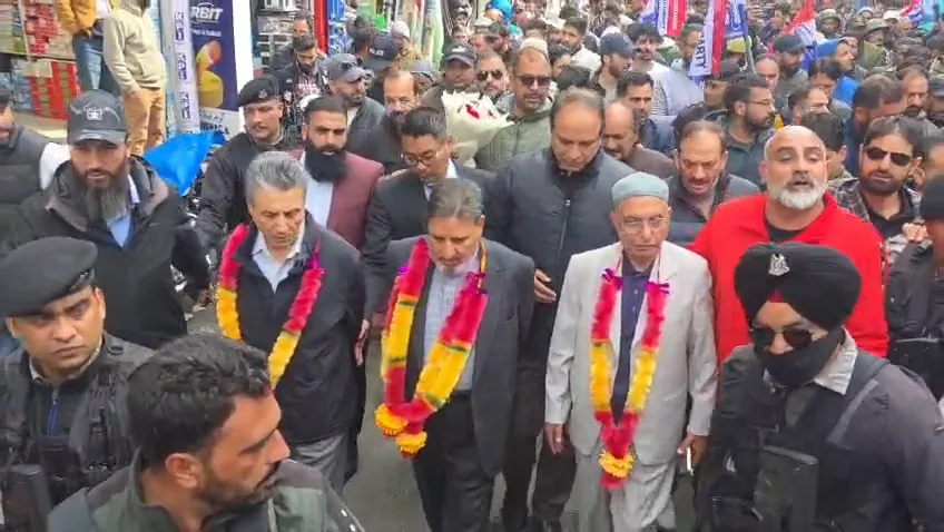 Altaf Bukhari calls for economic upliftment of Srinagar, slams decades of neglect