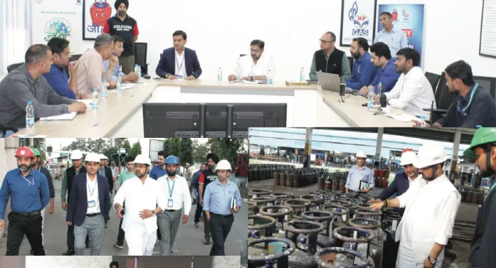 Sharma reviews LPG stocks, supply chain during Bari Brahmana visit
